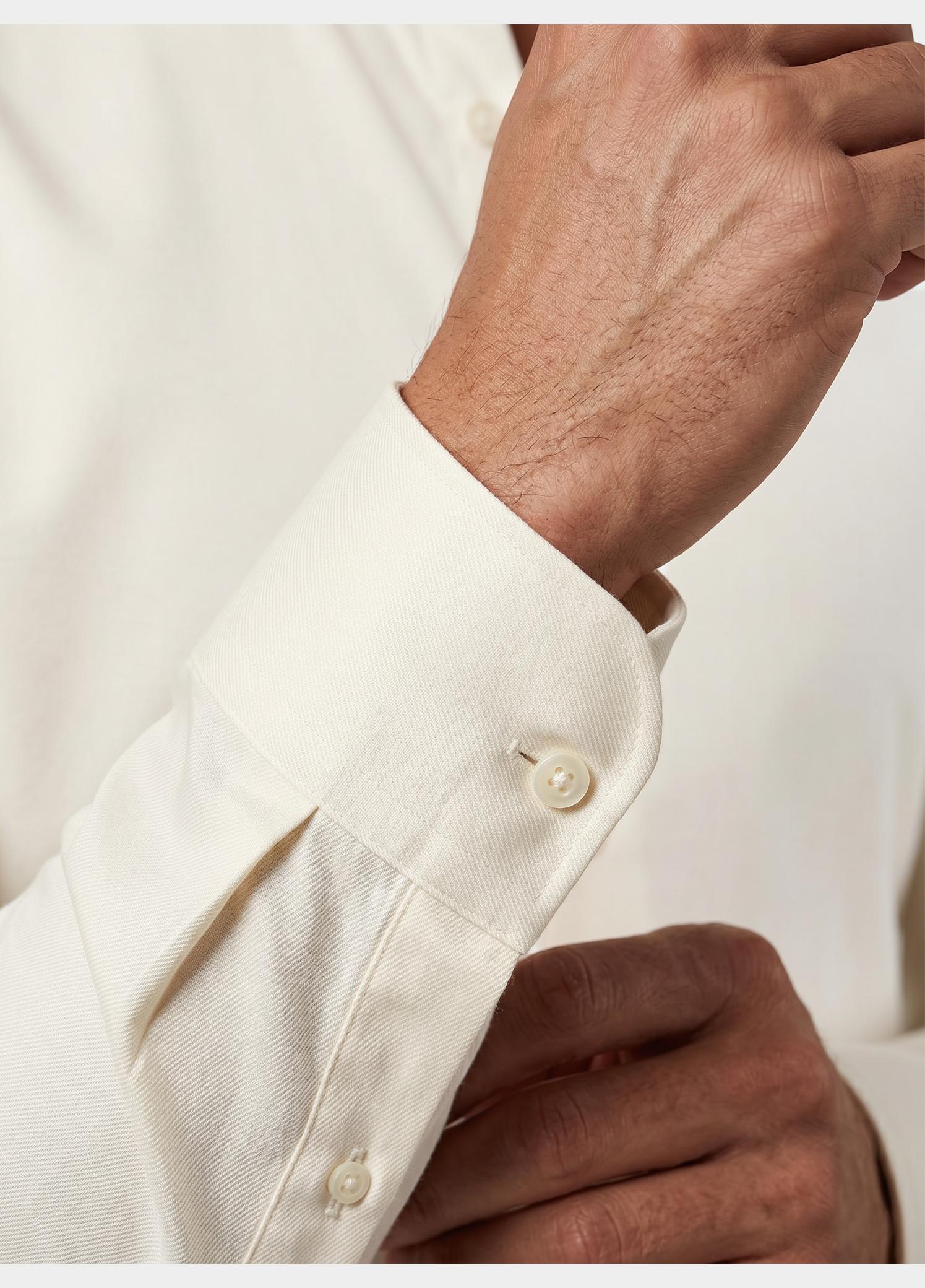 Olymp Business hemd lange mouw Beige Level 6 - extra slim fit 046664/20