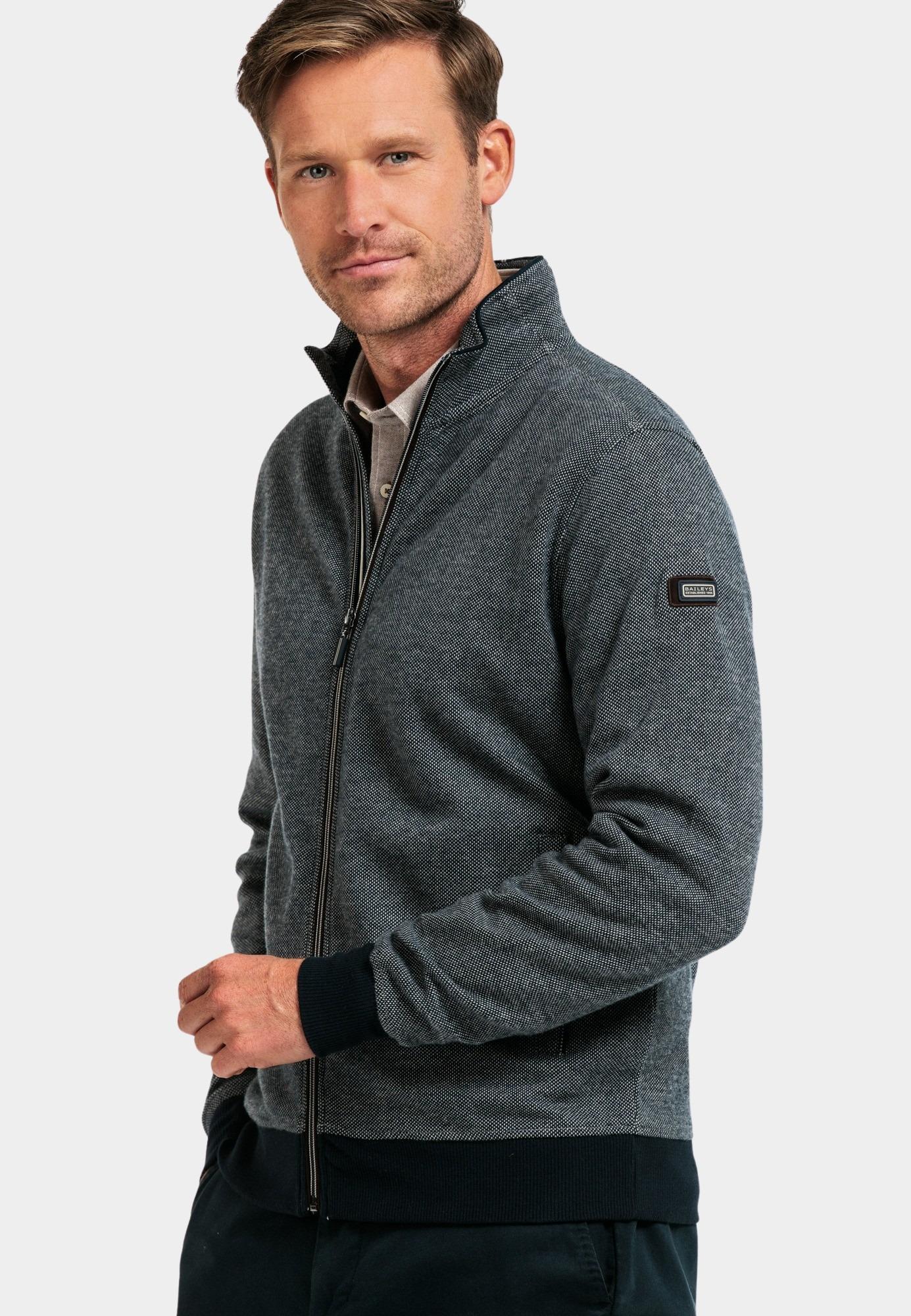 Baileys Vest Wit Sweat Cardigan Zip 422211/81