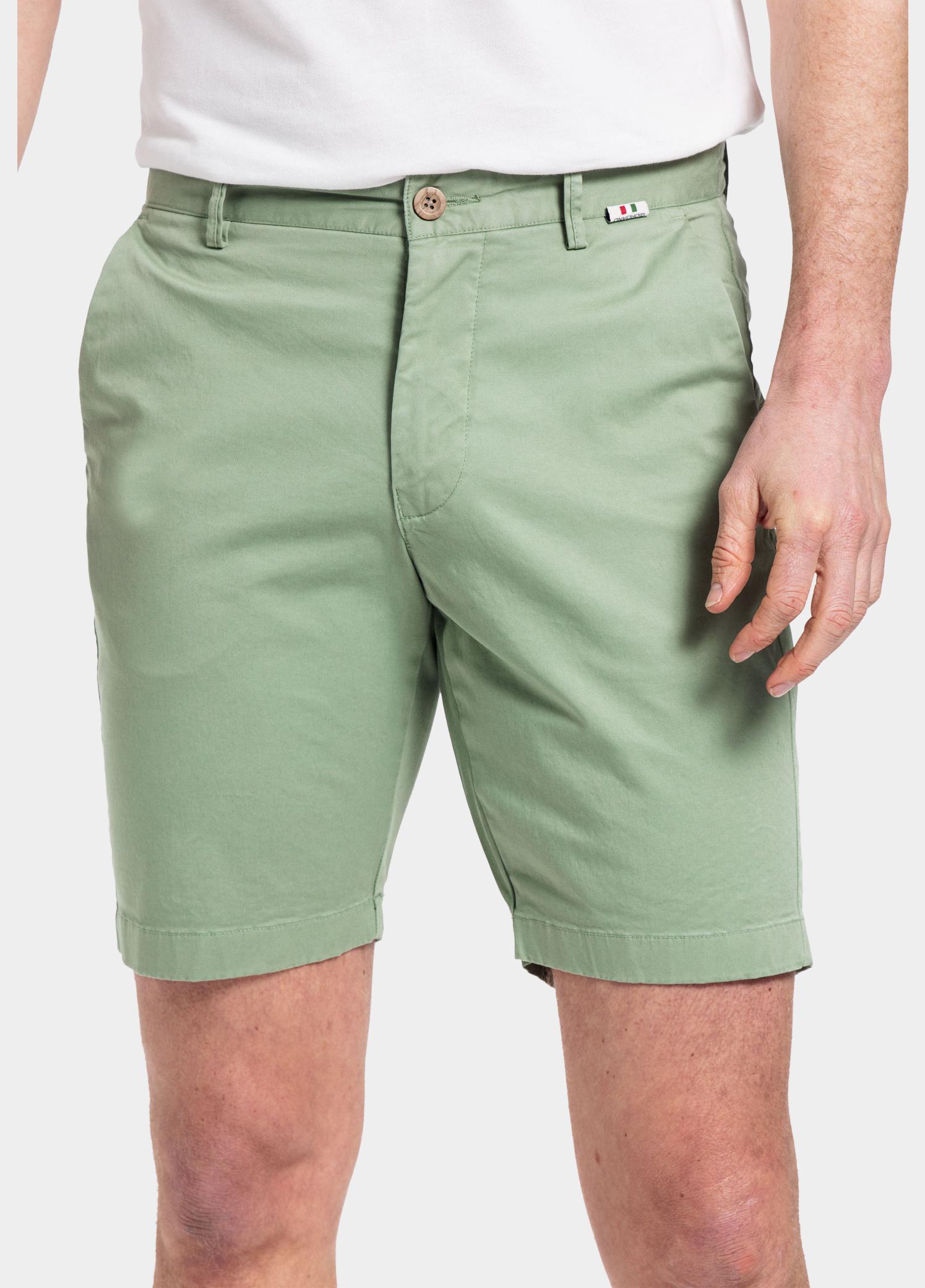 Giordano Korte Broek heren Groen Stockholm Short Garment Dyed 411115/73