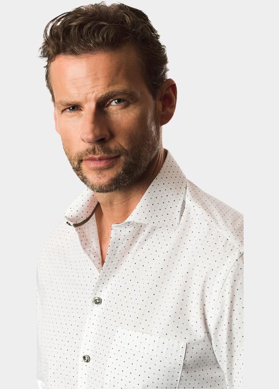 Ledub Business hemd lange mouw Wit LE24302 MFN5 0143290/915-535-000