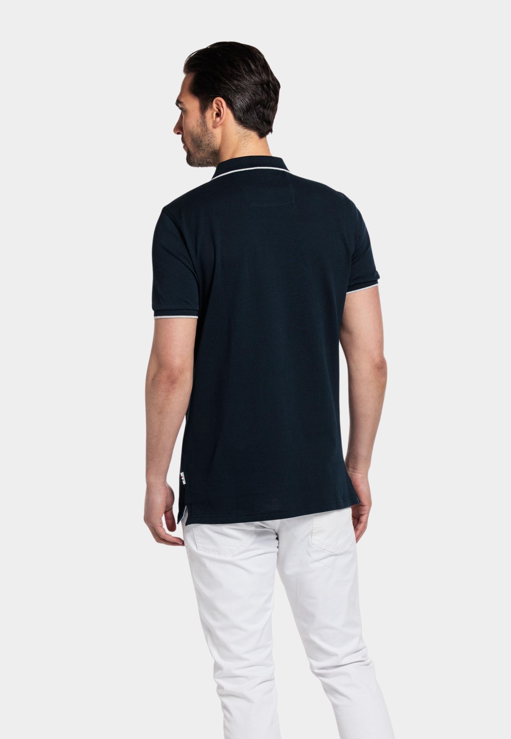Giordano Polo korte mouw Blauw Nico short sleeve signature p 516587/60