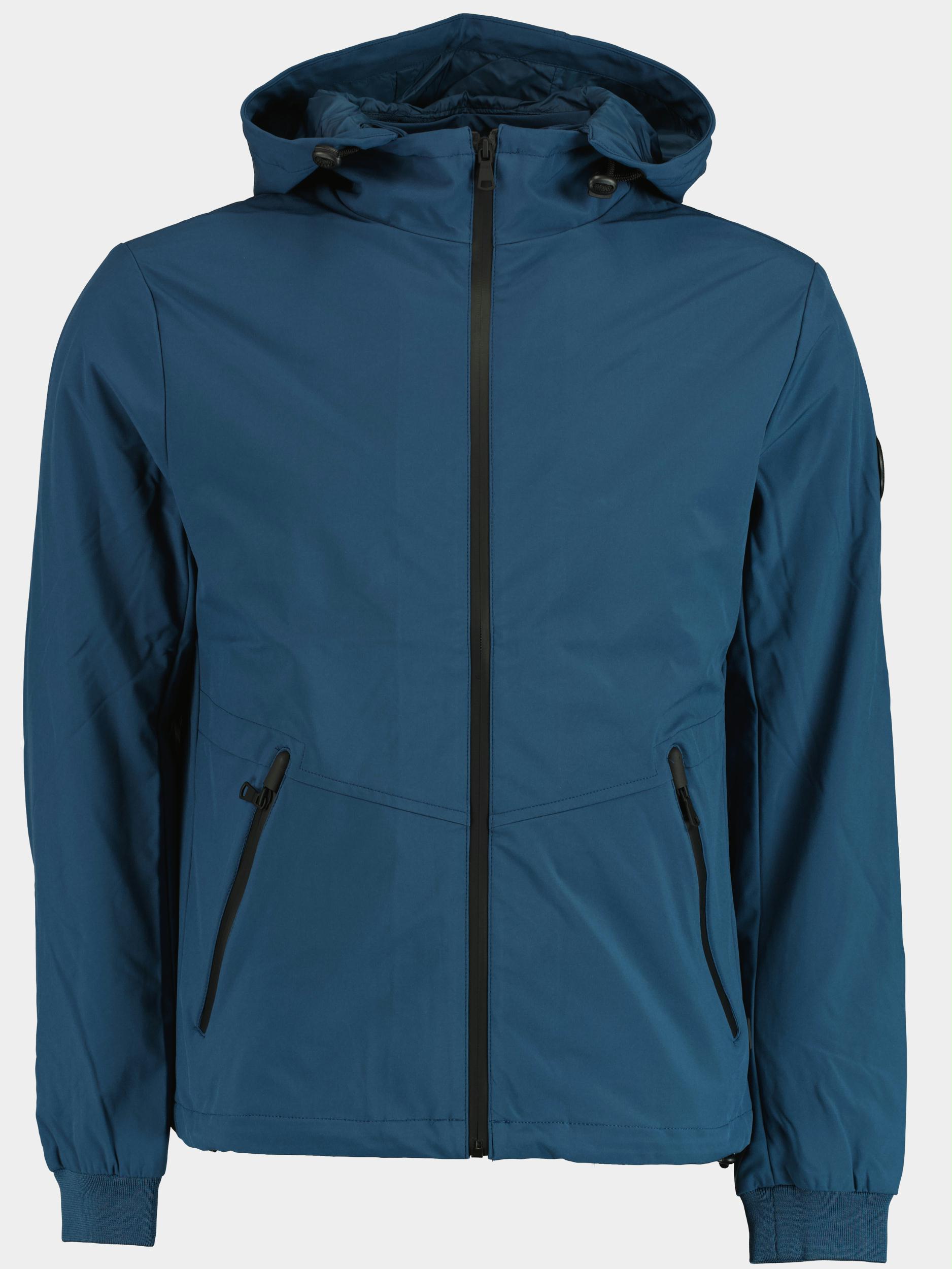 Bos Bright Blue Zomerjack Blauw Ven Jacket 22101VE10SB/267 dark denim