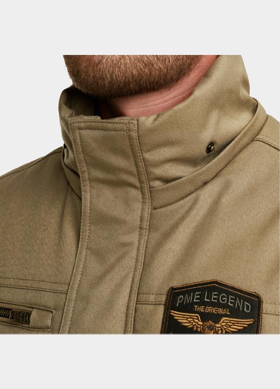 PME Legend Winterjas heren Bruin Short jacket SKYHOG 4.0 Melan PJA2409134/6405