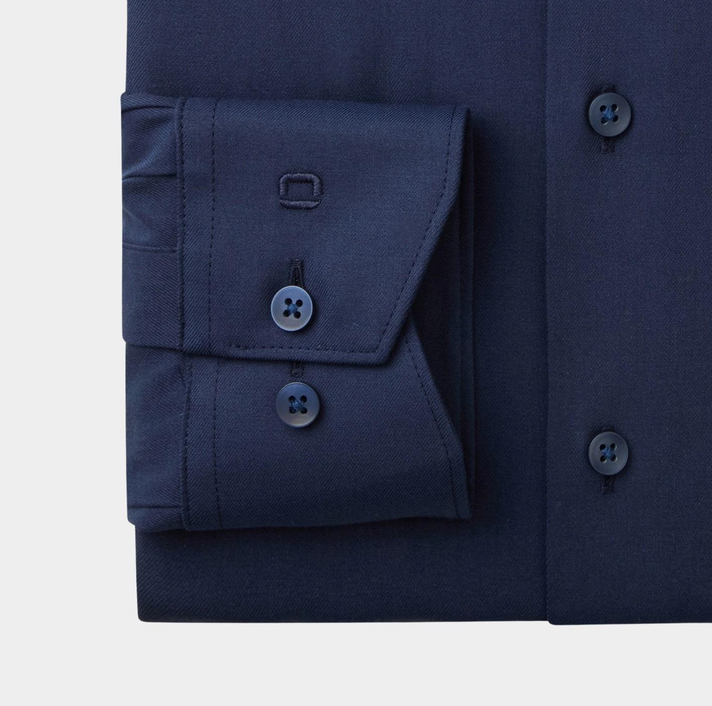 Olymp Business hemd lange mouw Blauw 1230/24 Hemden 123024/18