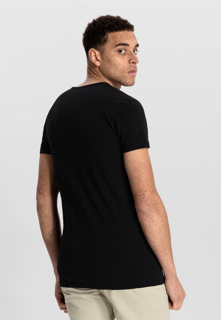 Dstrezzed T-shirt Zwart DS_Bronson 2 Pack Round Neck 707012/999