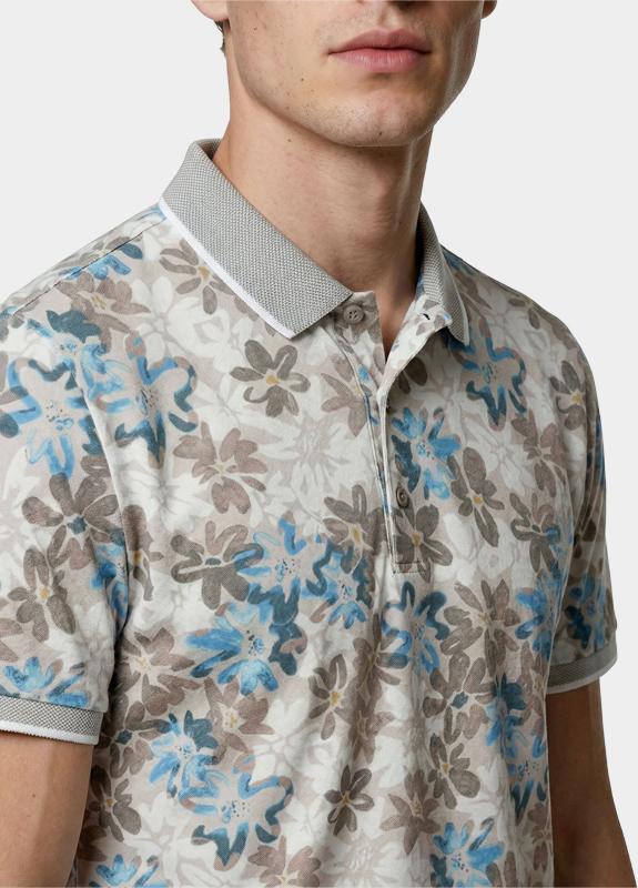 Bos Polo heren Beige Usher 10-61/Taupe