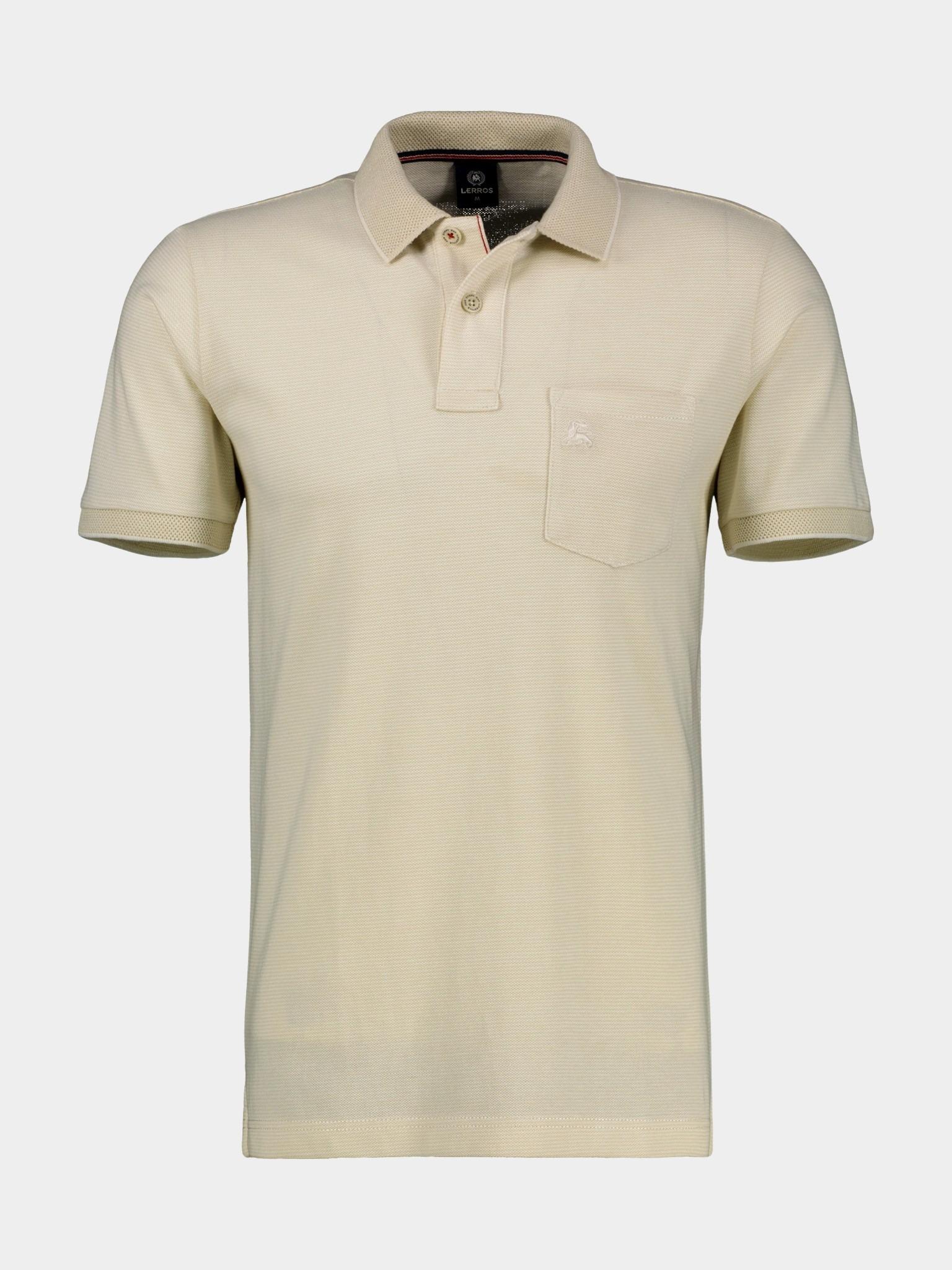 Lerros Polo korte mouw Beige  2533206/103