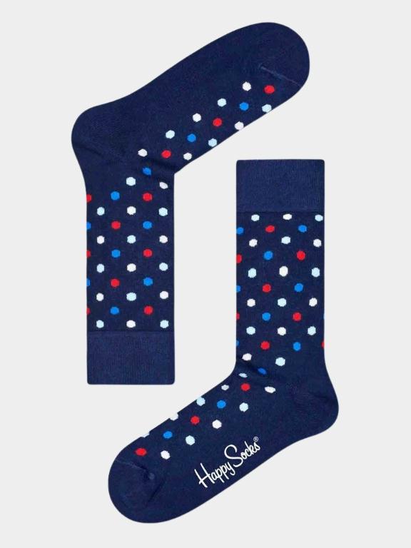 Happy Socks Sokken Blauw Dot DOT01/6001