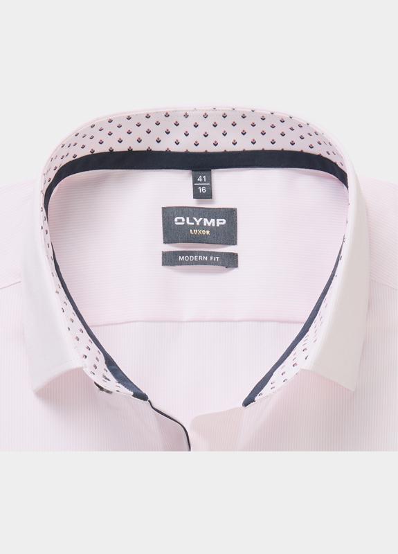 Olymp Zakelijk overhemd heren Roze Luxor 136014/30