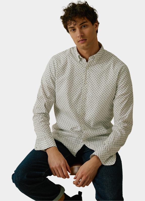 Basefield Overhemd heren Wit  219018304/105