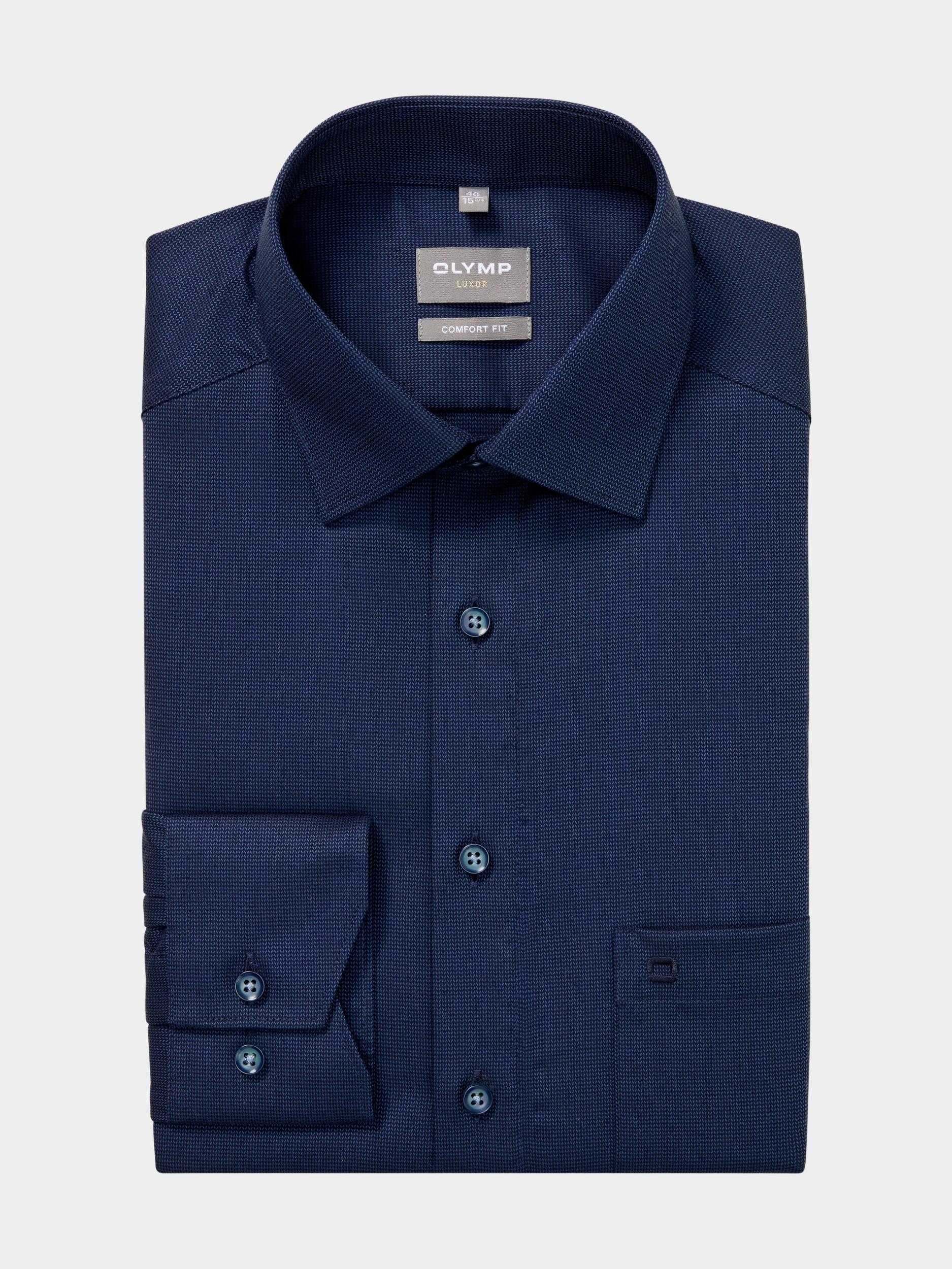 Olymp Overhemd extra lange mouw Blauw Luxor 106089/18