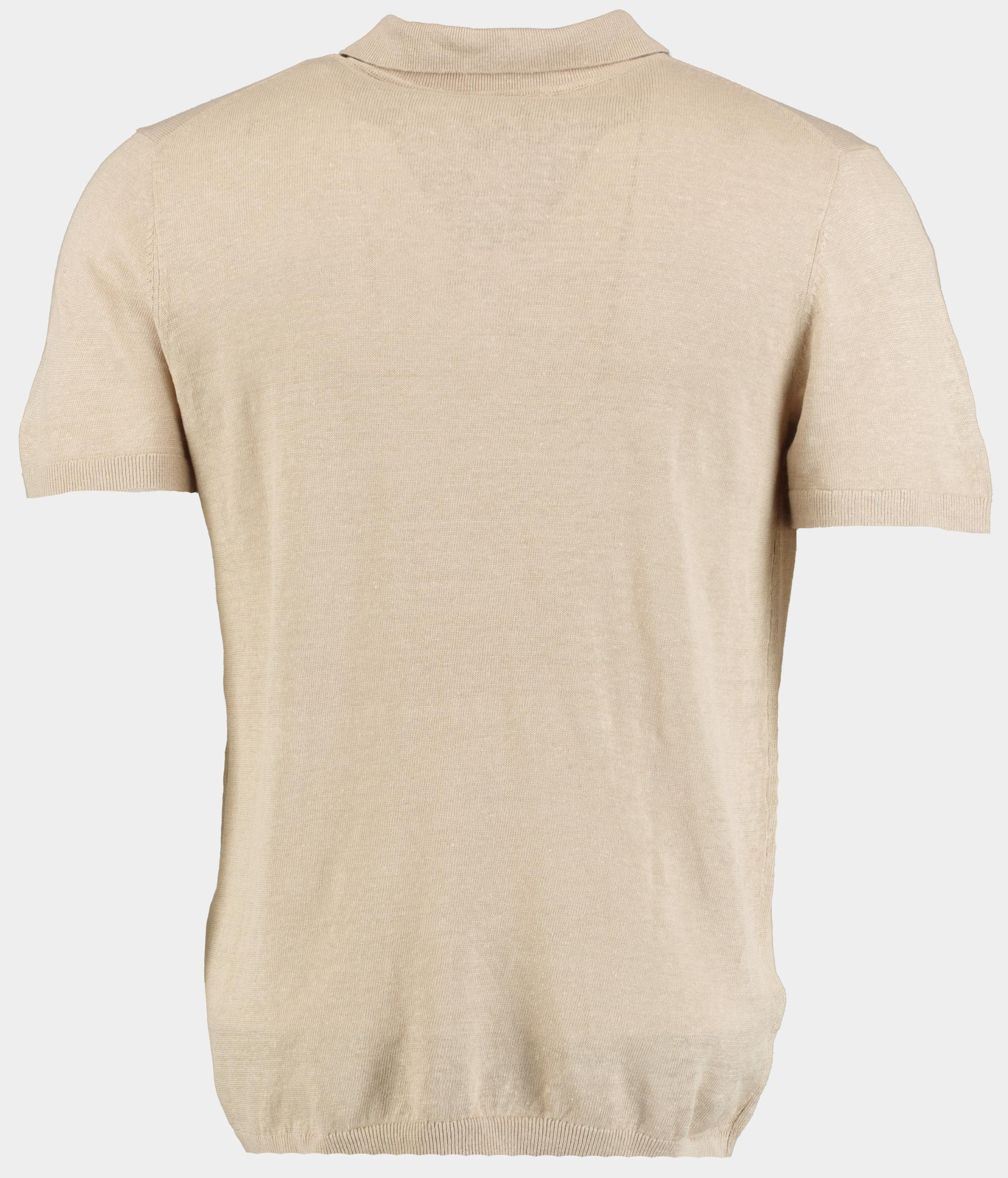 Commander Polo korte mouw Beige Polo-Pullover, 1/2 Arm 213013096/242