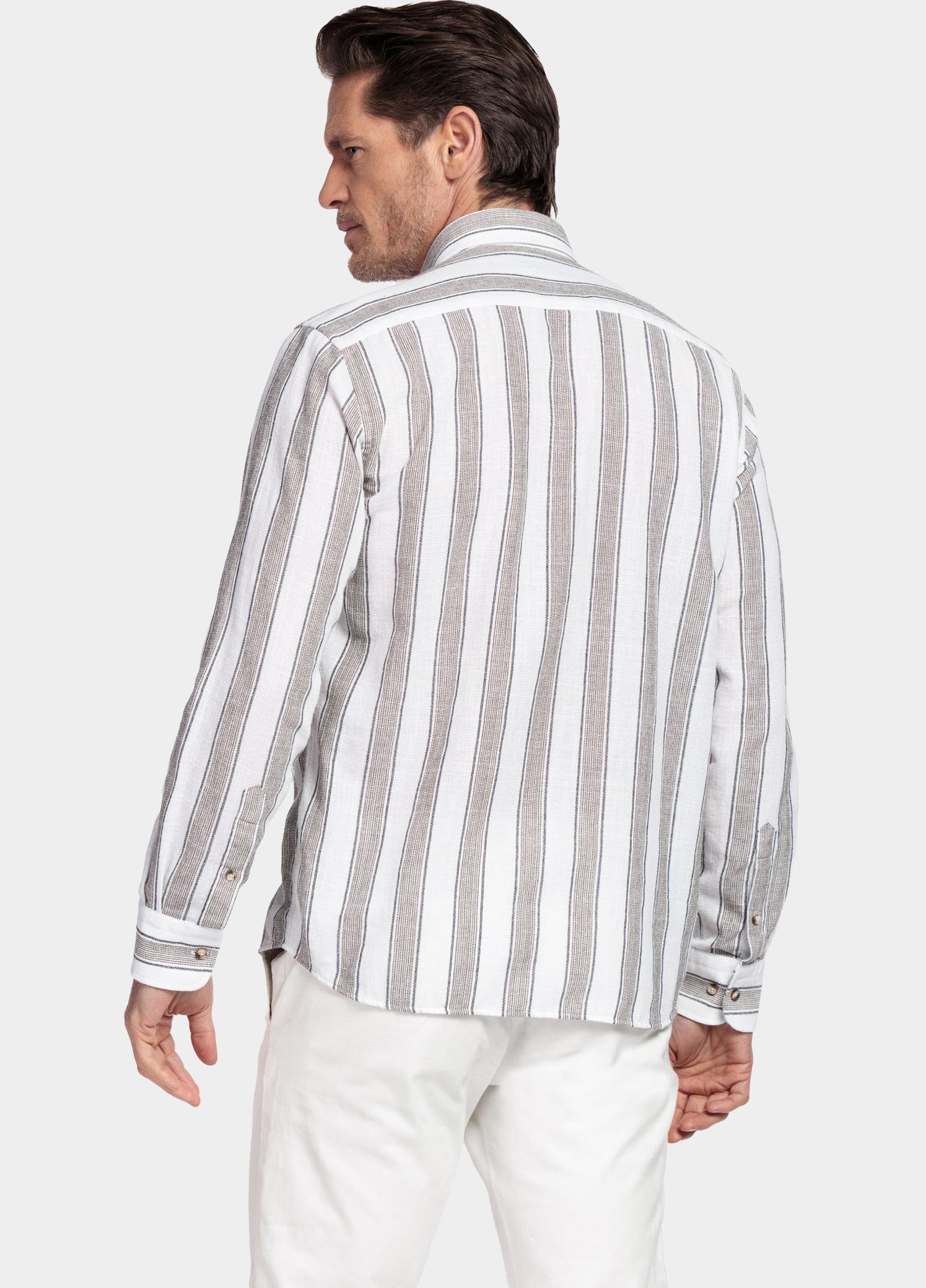 Giordano Overhemd heren Bruin Loretto Long Sleeve Button Do 617826/80