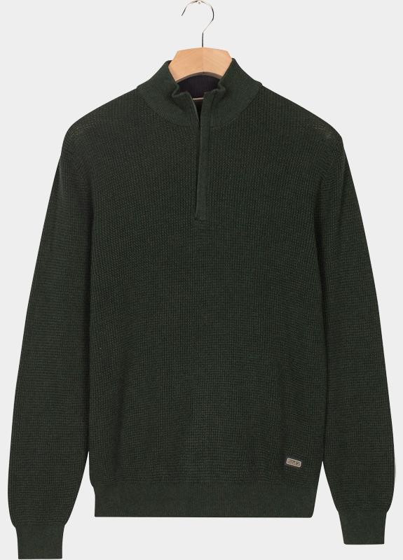 Baileys Half Zip Groen Pullover 1/2 zip  9gg structu 528416/795