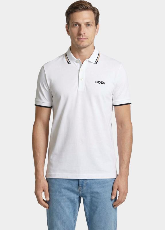 BOSS Green Polo heren Wit Paddy Pro 10226584 01 50469102/103