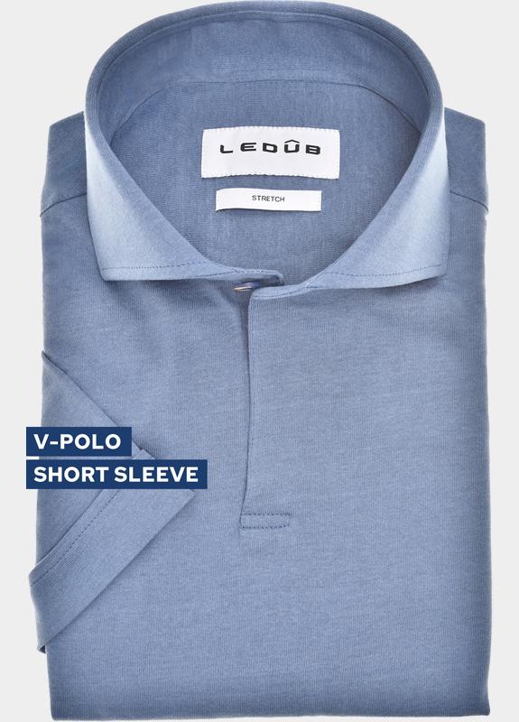 Ledub Polo korte mouw Blauw  0143360/160-000-000