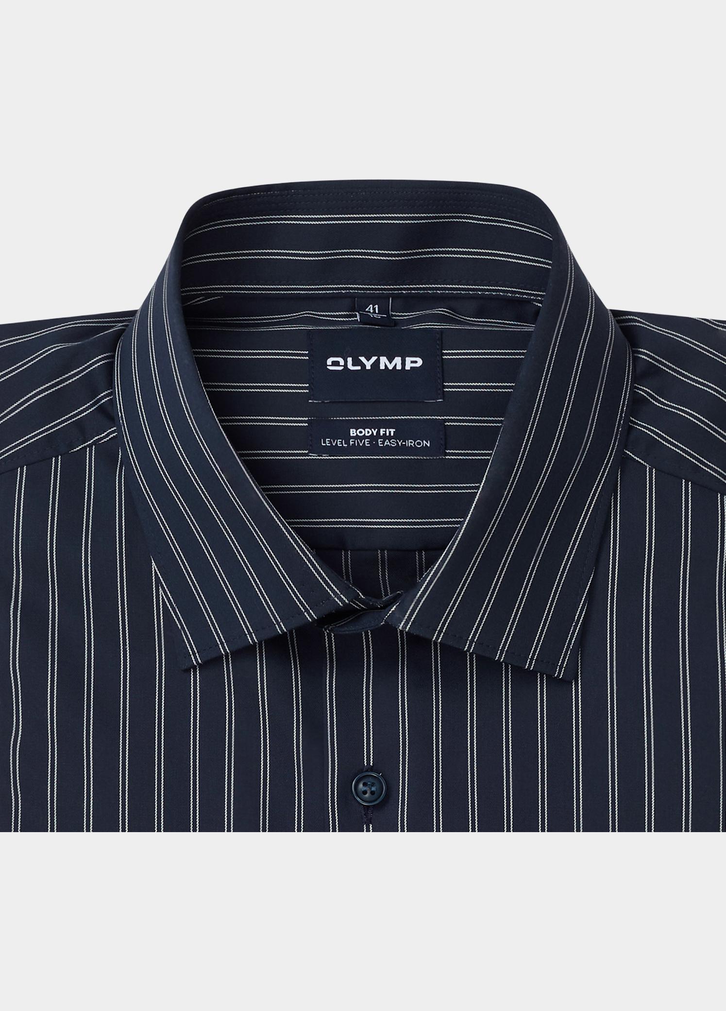 Olymp Overhemd extra lange mouw Blauw Level 5 b.f. D.2209 204429/18