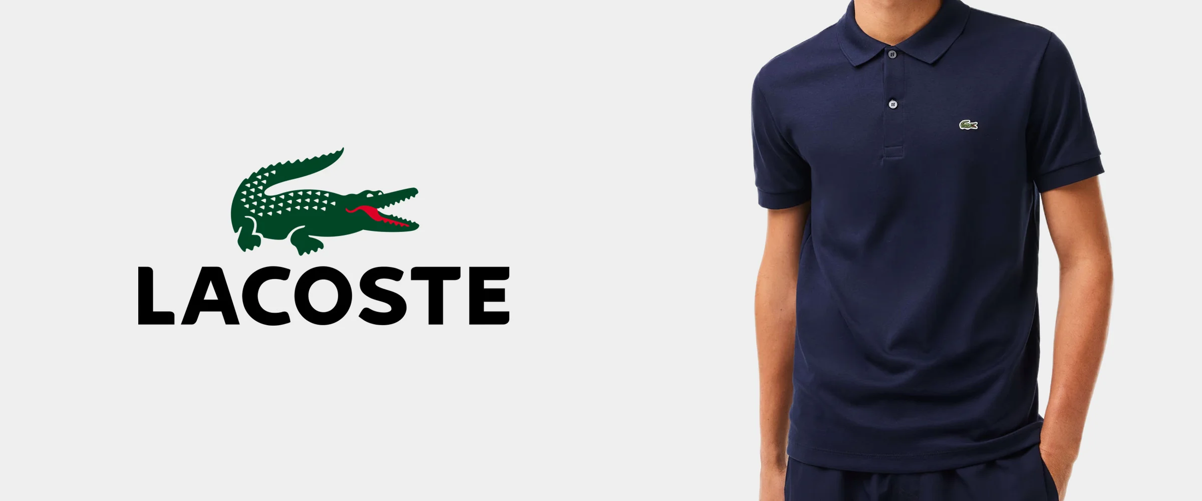 Lacoste Polo banner