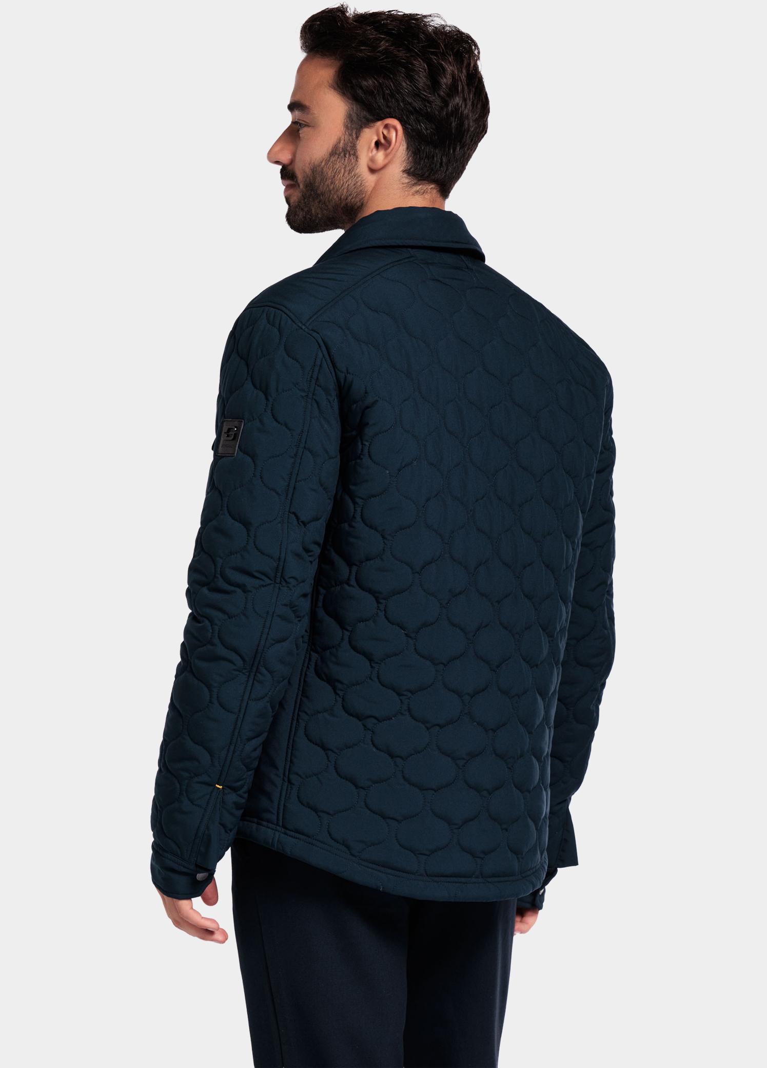 Giordano Winterjas heren Blauw Alfio Short Jacket Light Padd 522654/60