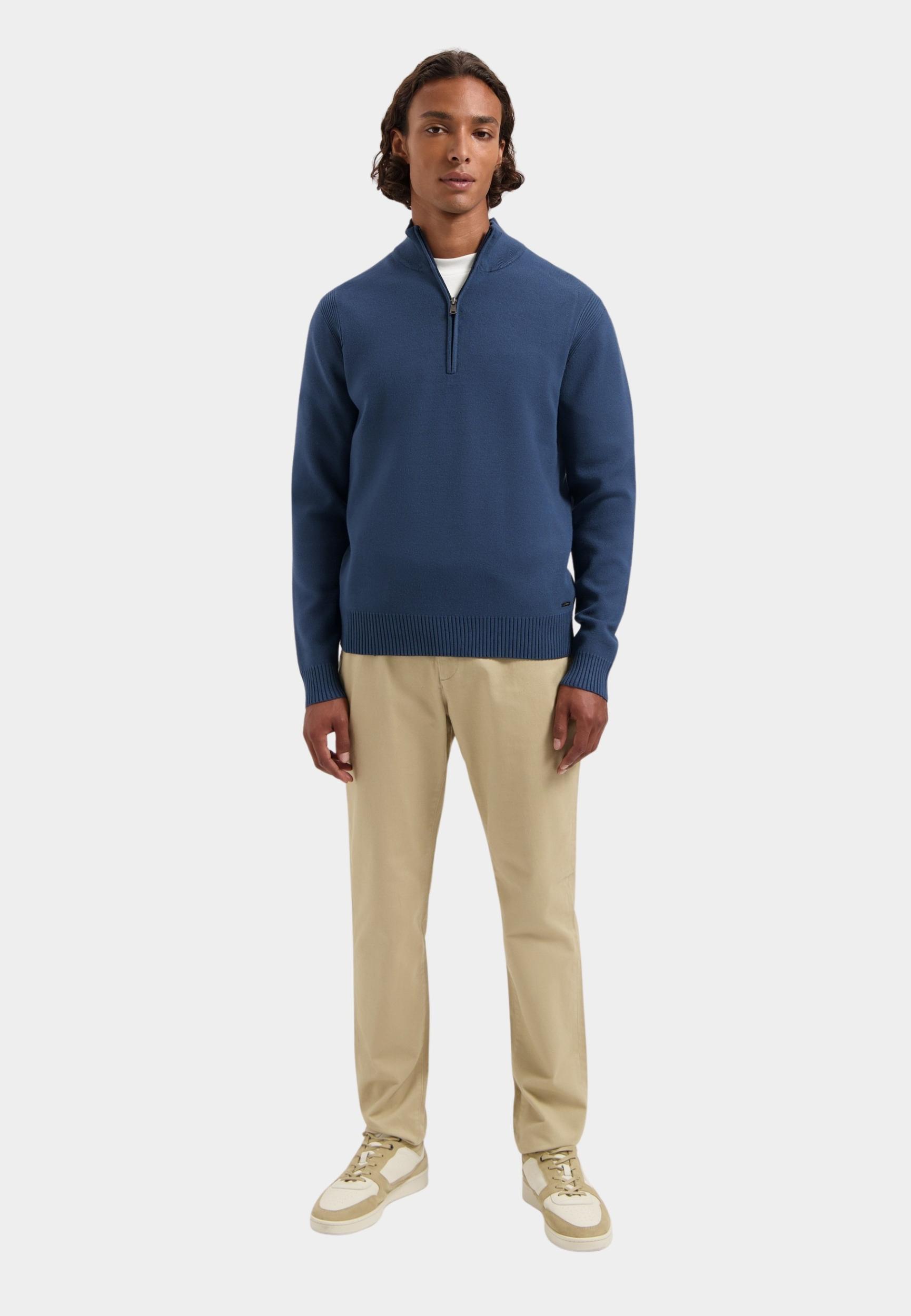 Dstrezzed Pullover Blauw Fell Skipper 405602-AW24/694