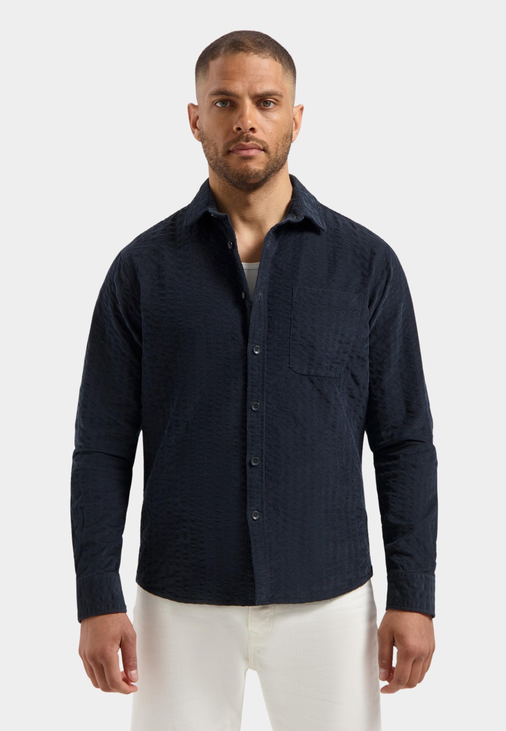 Dstrezzed Casual hemd lange mouw Blauw Patric Shirt 303980/649
