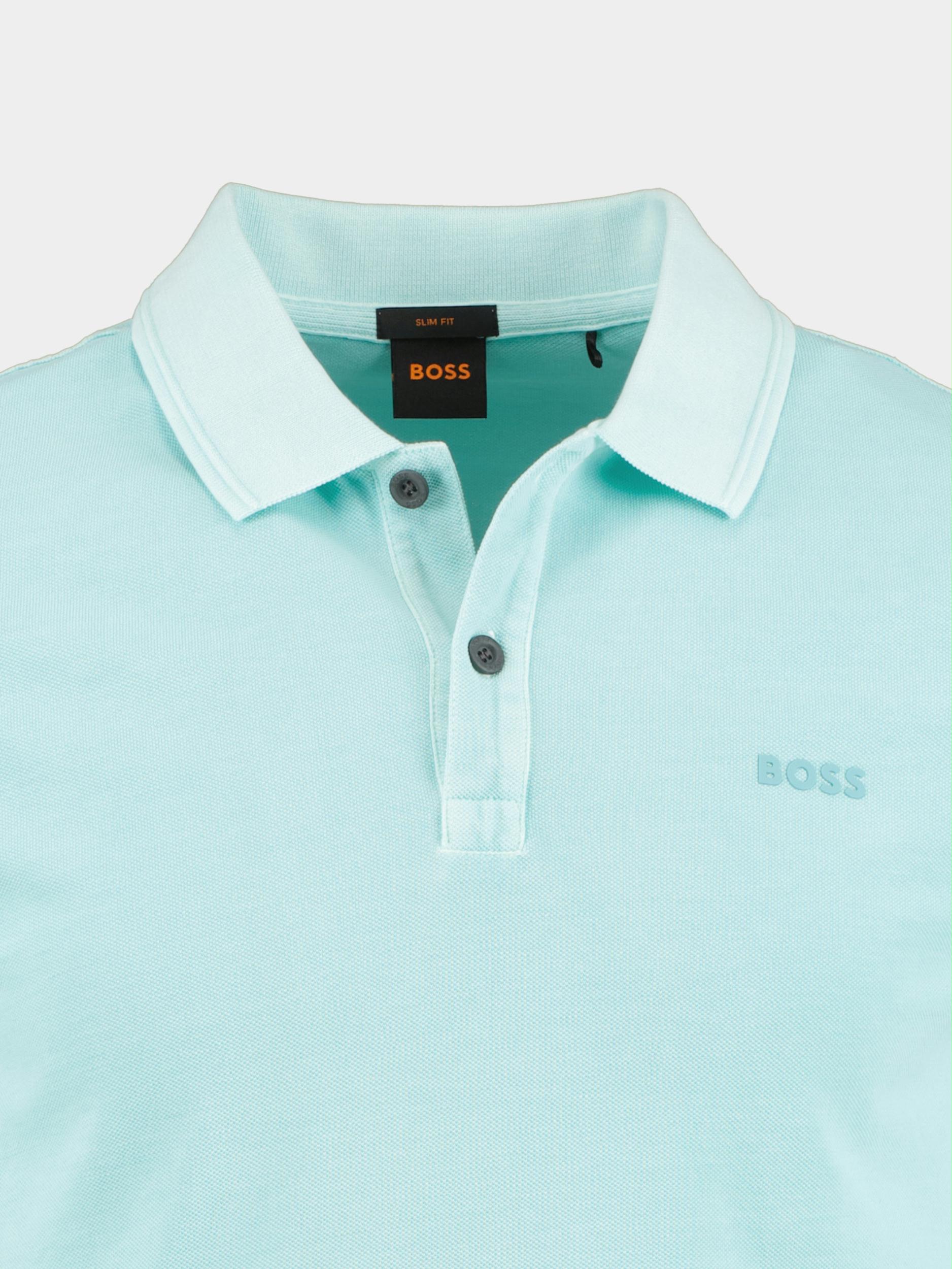 BOSS Orange Polo korte mouw Blauw Prime 10203439 01 50468576/461