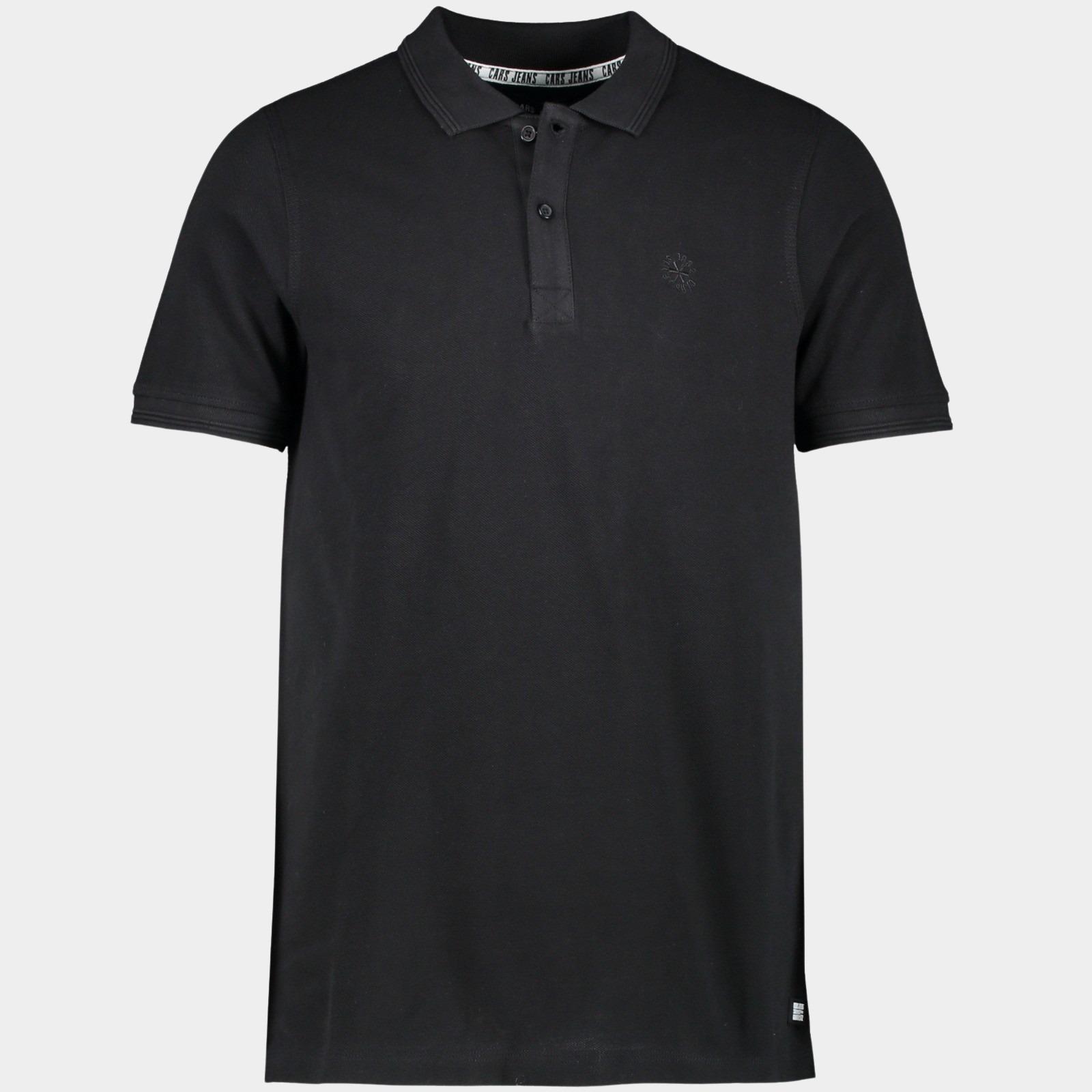 Cars Jeans Polo korte mouw Zwart MASON 44463/01