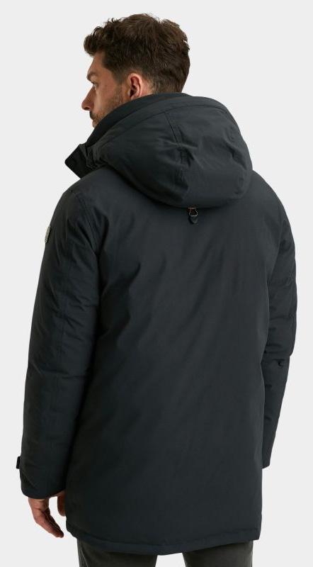 PME Legend Winterjack Blauw Long jacket NIGHTFLIGHT Rippe PJA2508113/5109