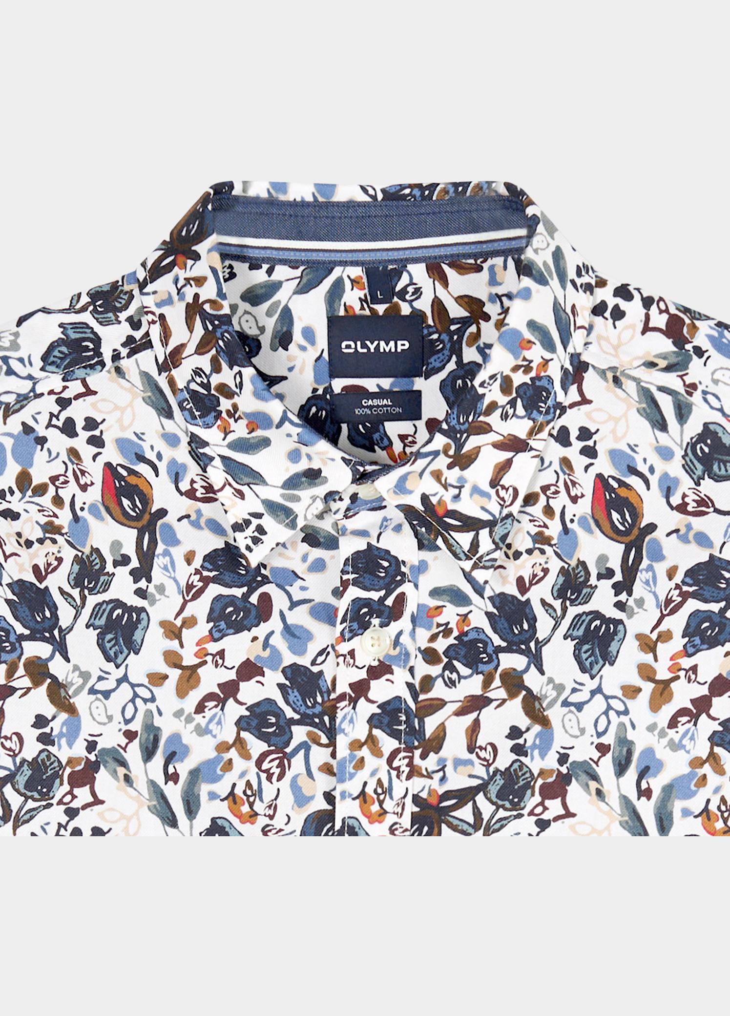 Olymp Overhemd heren Beige CASUAL D.2402/D.8410 401424/01