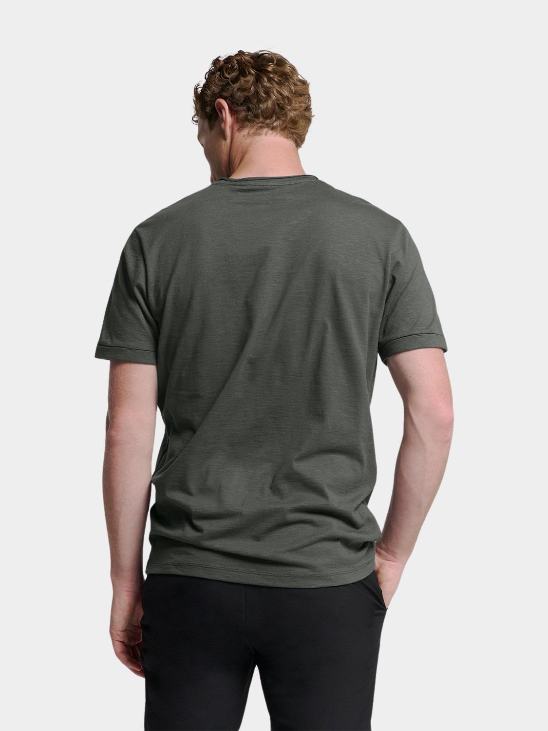 No Excess T-shirt korte mouw Grijs T-Shirt Crewneck Slub N3602/023
