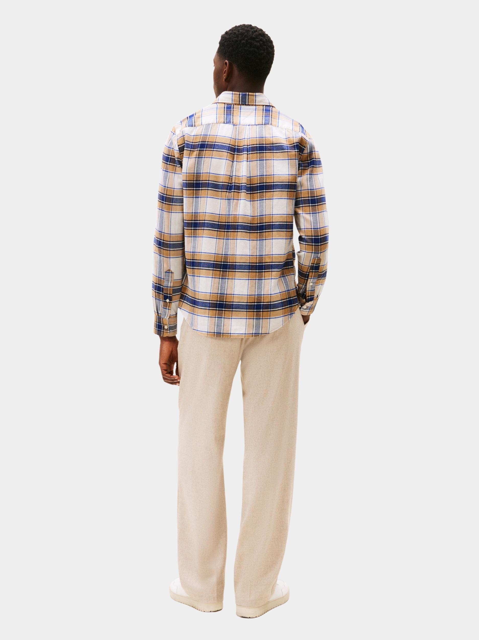 Tommy Hilfiger Casual hemd lange mouw Beige HERO FLANNEL TARTN CHCK RF SH MW0MW40473/0L0
