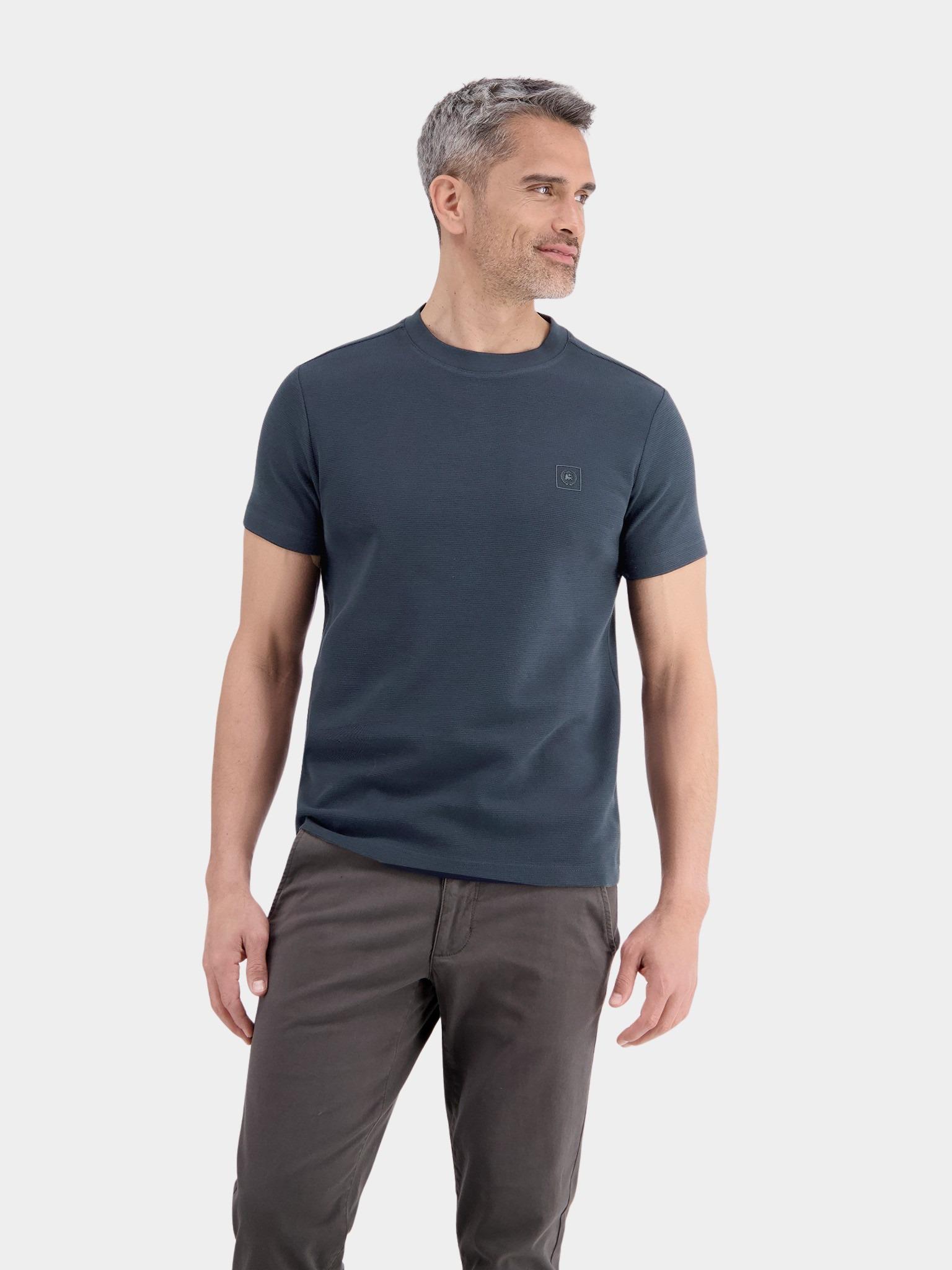 Lerros T-shirt korte mouw Blauw  2583030/485