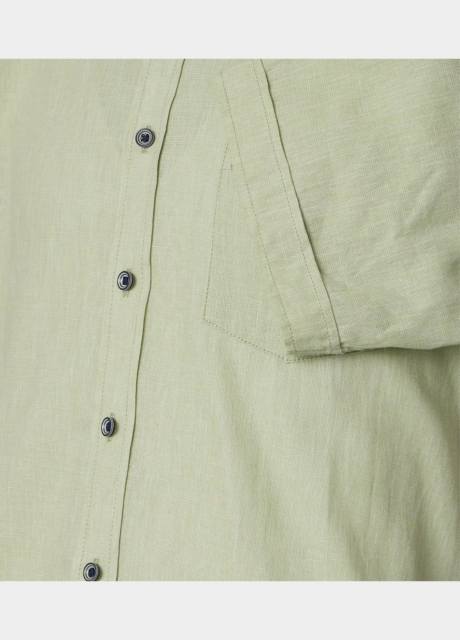 Casamoda Casual hemd korte mouw Groen B.D. Casual Fit 1/2Arm_ 126131341/301