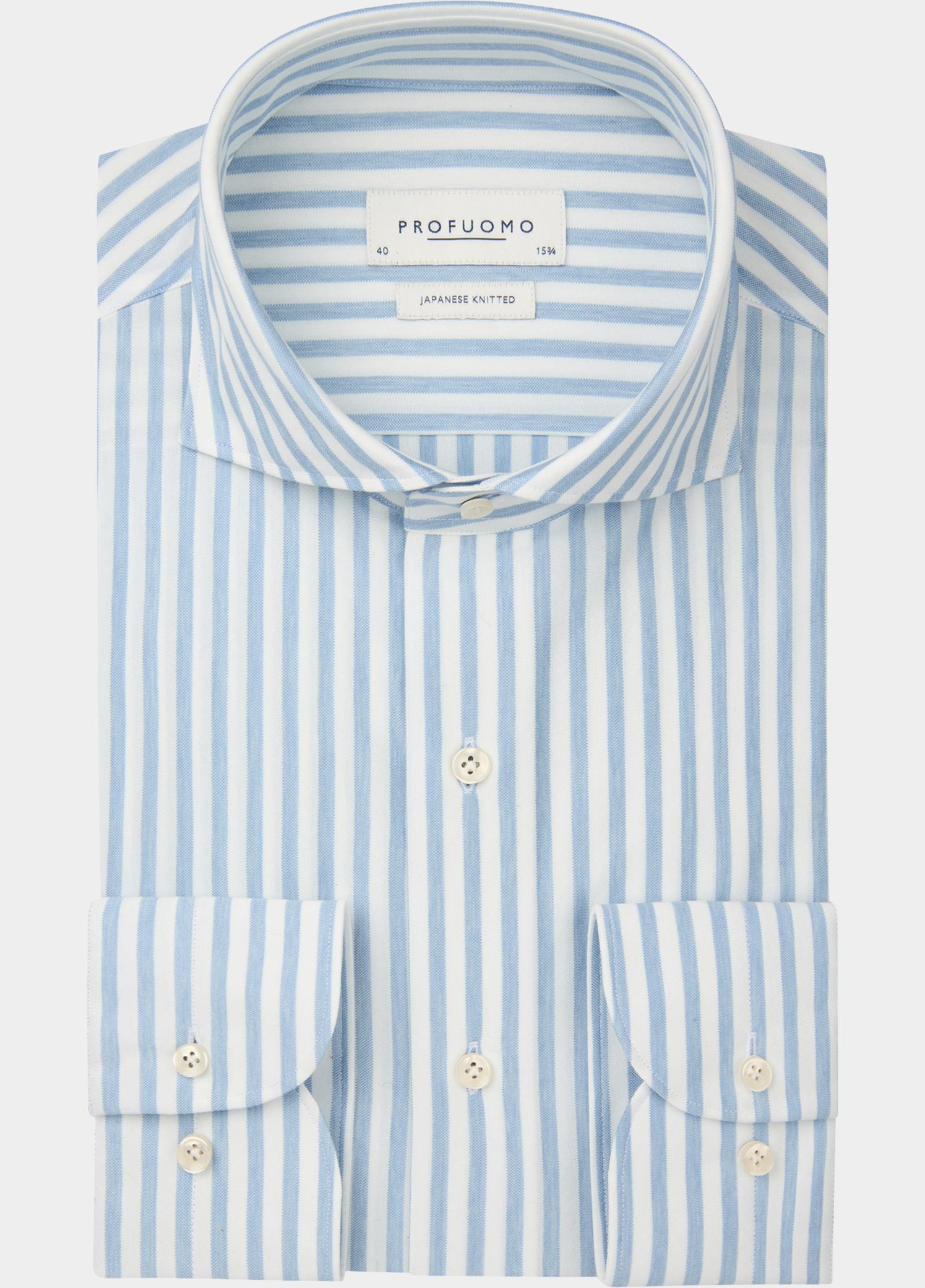 Profuomo Zakelijk overhemd heren Blauw  PPWH30028/B