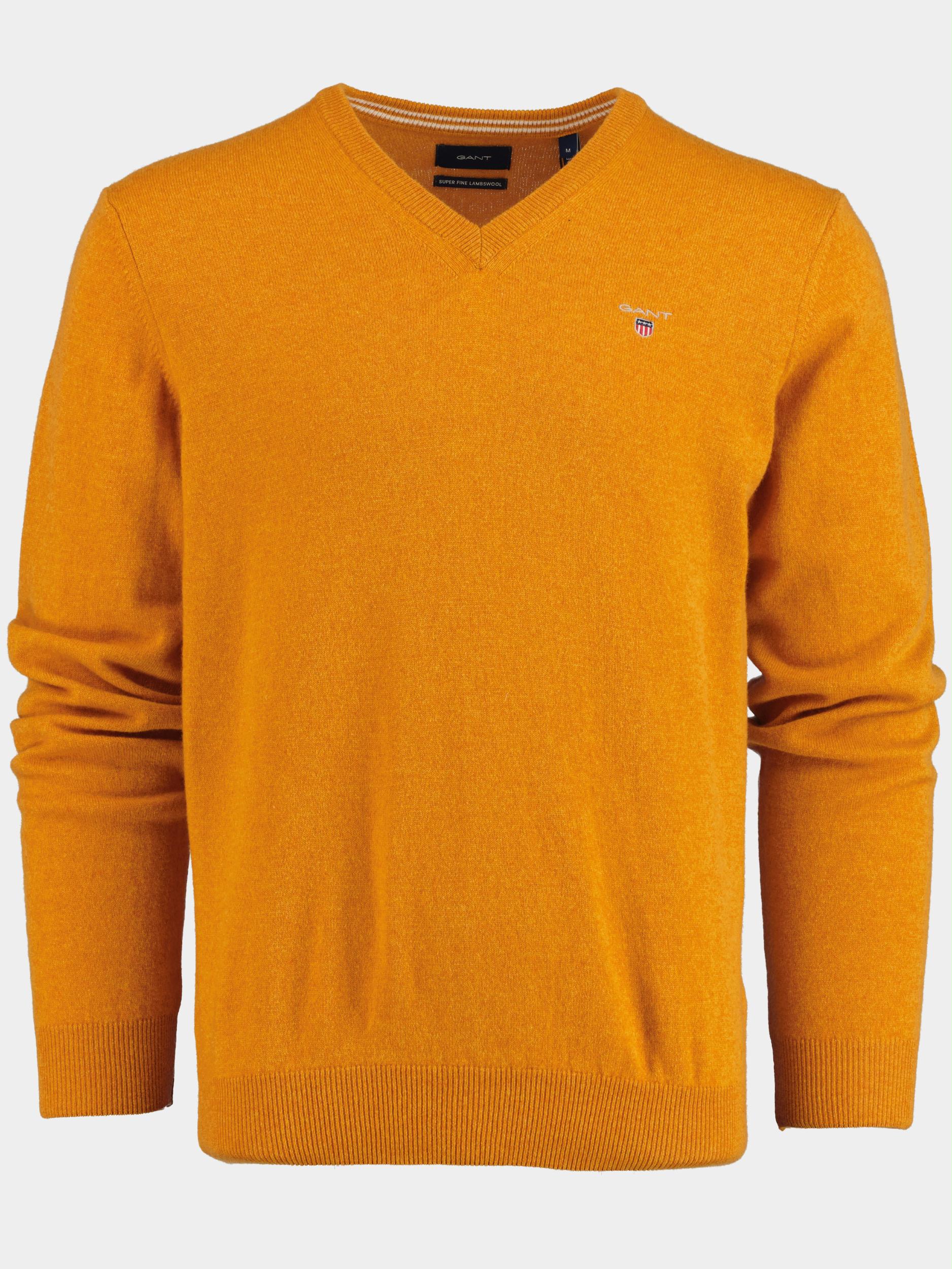 Gant Pullover Oranje Superfine Lambswool V-Neck 86212/822