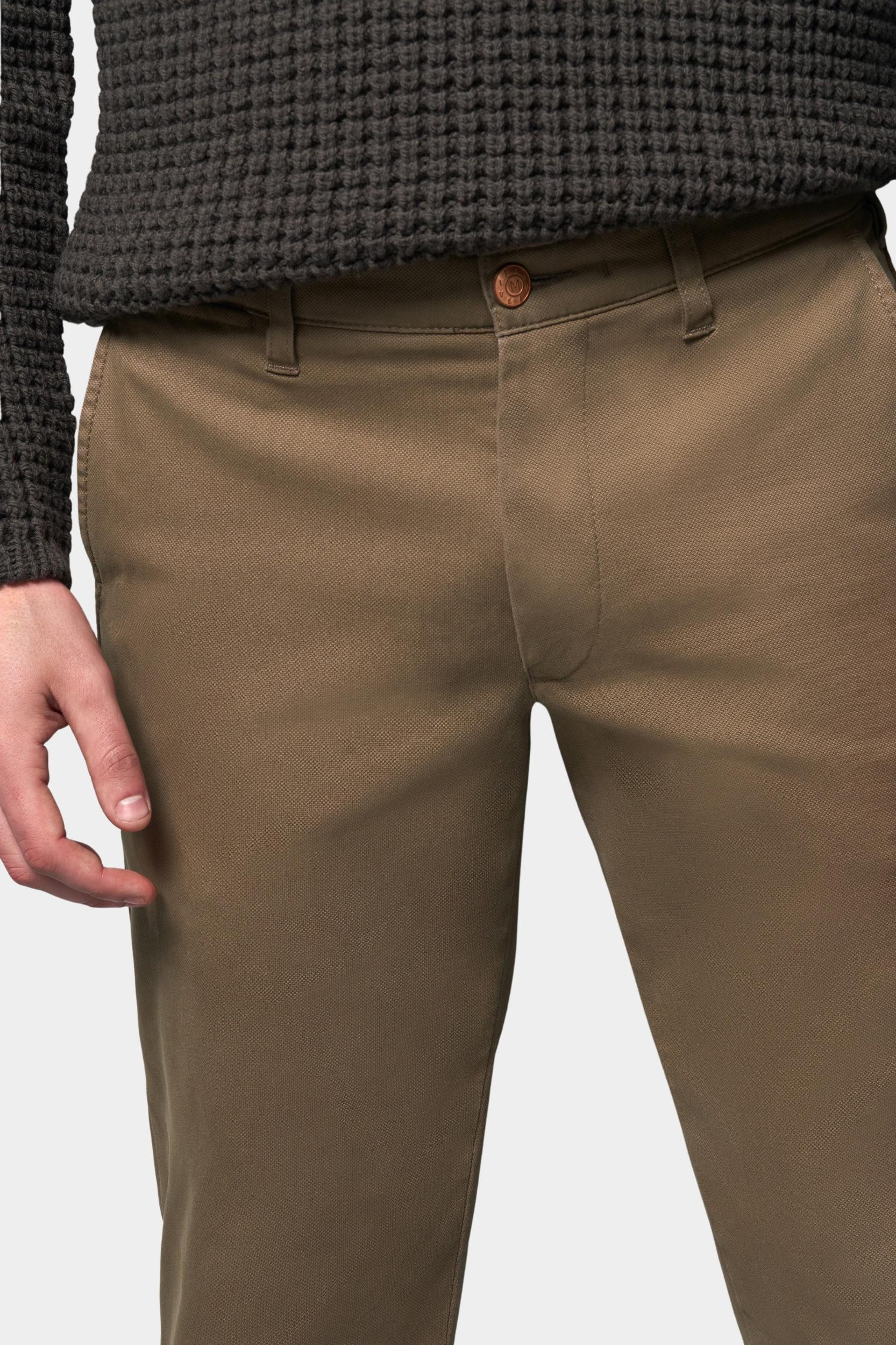 Meyer Katoenen Broek Beige CHINO Art.2-6187 3642618700/34