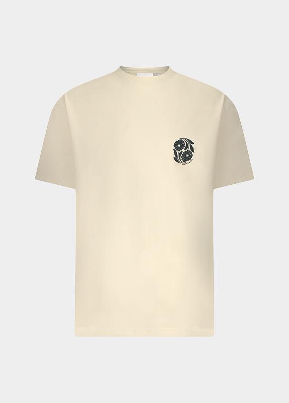 Supply & Co. T-shirt korte mouw Wit Kegan T-shirt Backprint 25308KE03/150 off-white