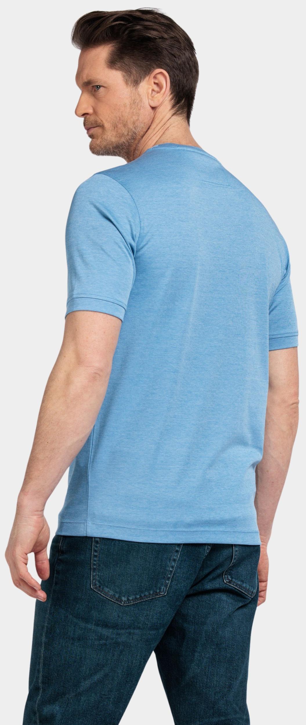 Baileys T-shirt korte mouw Blauw T-Shirt Crew Neck  2-tone int 515077/65