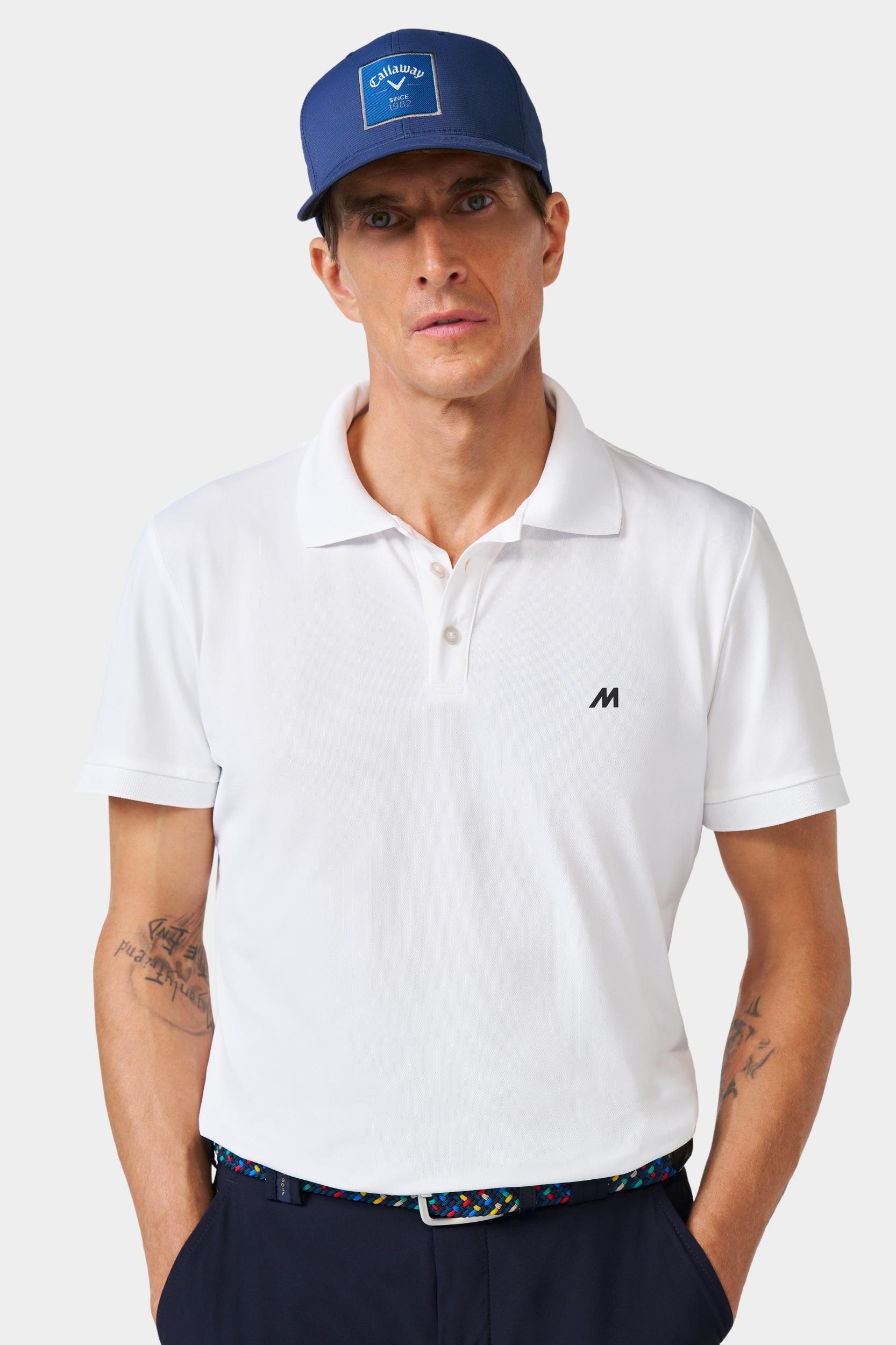 Meyer Polo korte mouw Wit SCOTTIE Art.9-9010 9559901000/40