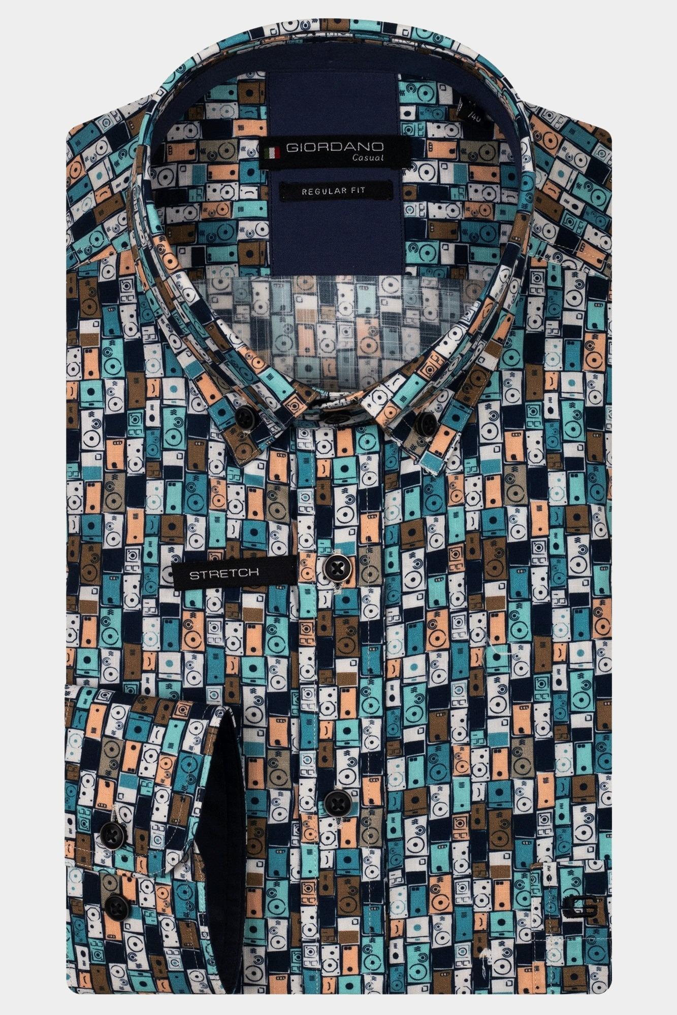 Giordano Casual hemd lange mouw Roze Ivy Long sleeve button down s 517016/25