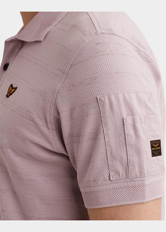 PME Legend Polo korte mouw Paars Short sleeve polo injected po PPSS2603885/4203