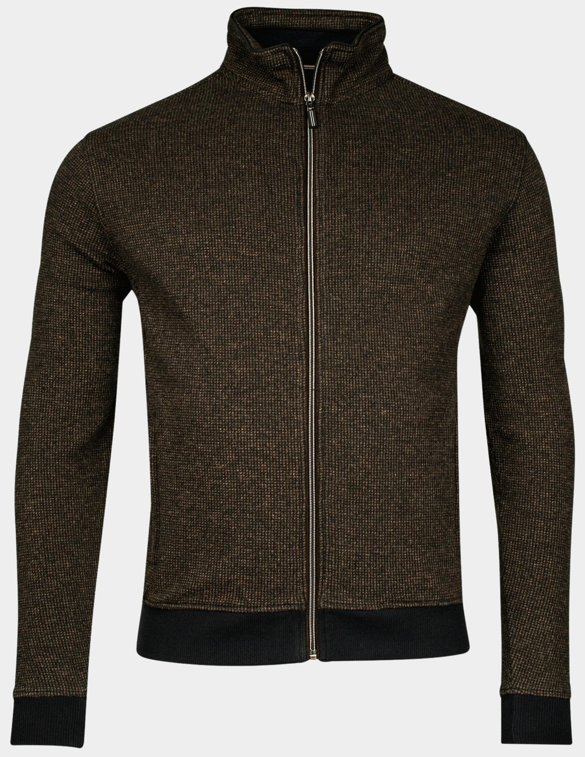 Baileys Vest Bruin Sweat Cardigan Zip 422208/88