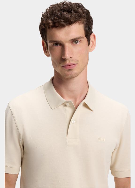 BOSS Black Polo heren Beige Pallas 10278258 01 50553564/131