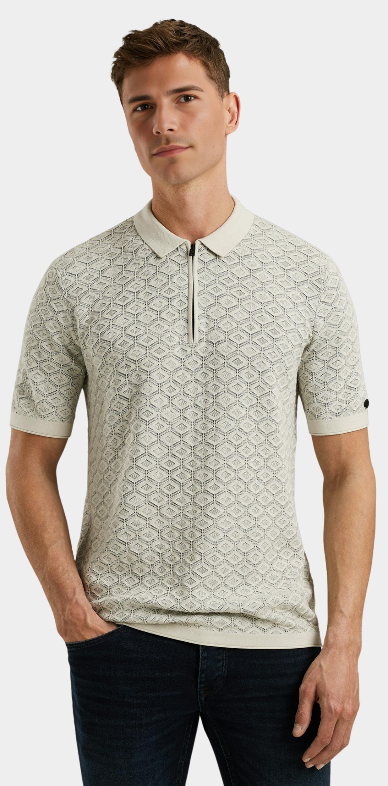 Cast Iron Polo korte mouw Beige Short sleeve polo cotton moda CPSS2504886/7014