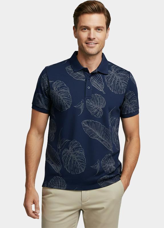 Cars Jeans Polo korte mouw Blauw Trevo 61771/12