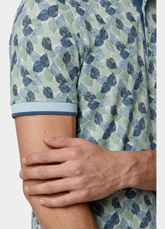 Baileys Polo heren Groen Poloshirt 2-tone Pique, all o 615229/72