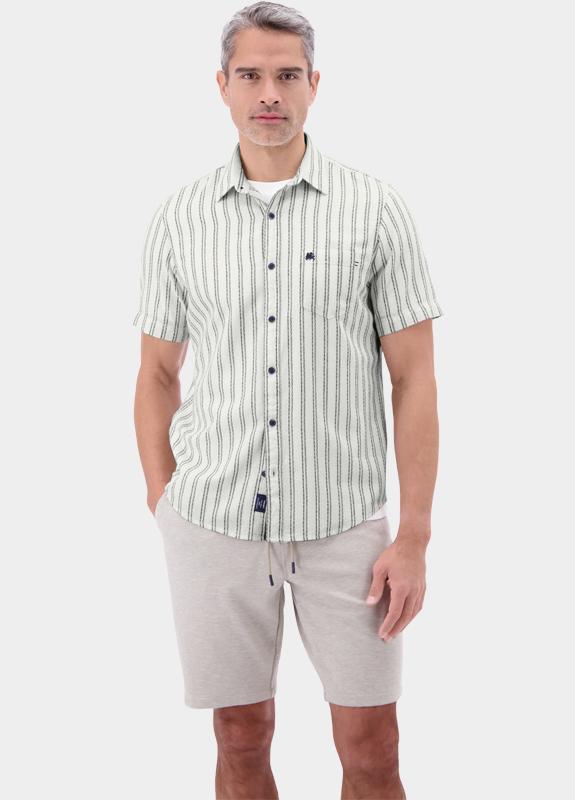 Lerros Casual hemd korte mouw Wit  2632035/103