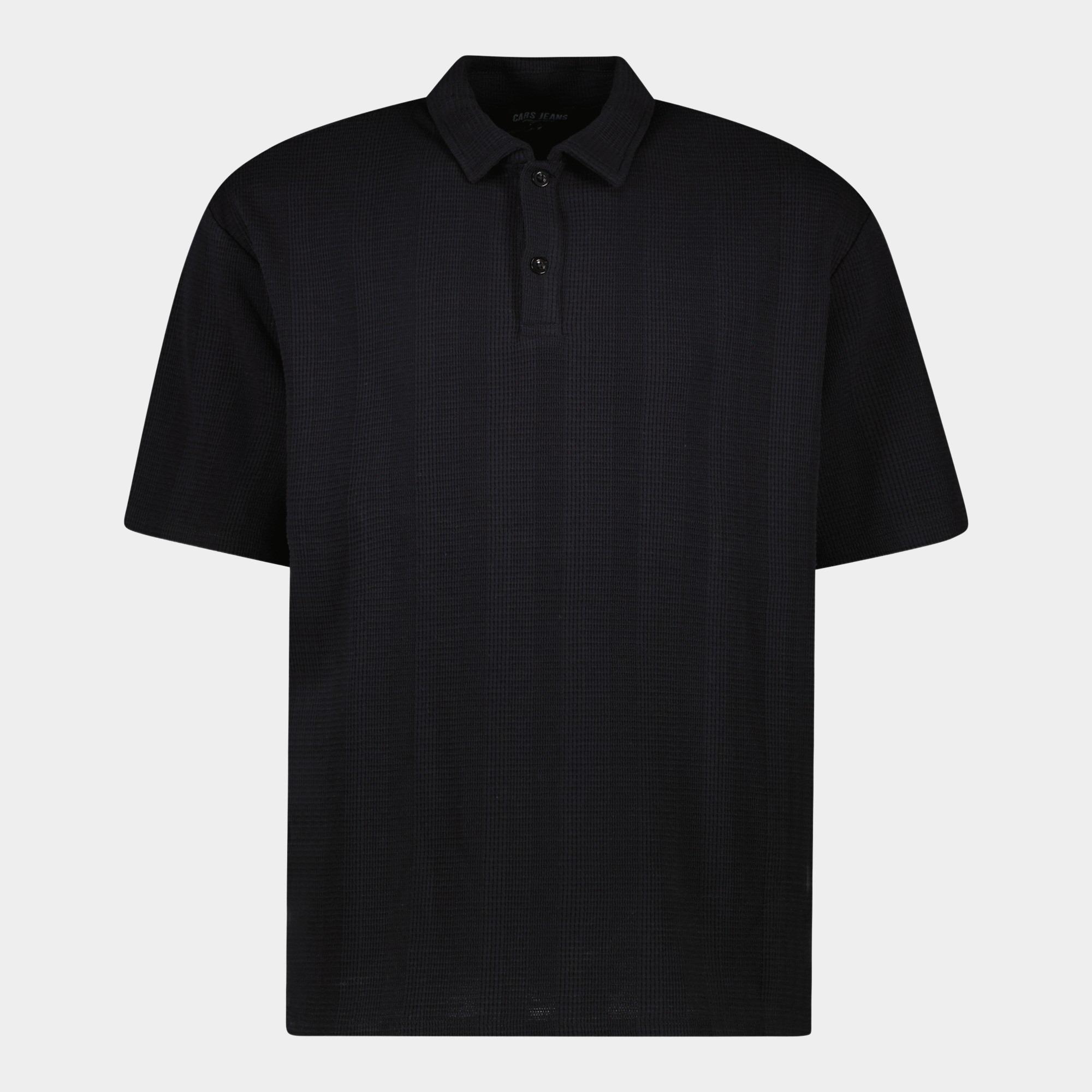 Cars Jeans Polo korte mouw Zwart DEAGLAN 62179/01