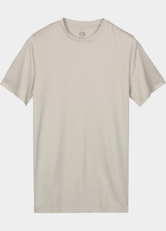 Giordano T-shirt heren Beige Luca T-shirt Liquid Cotton - 615078/82