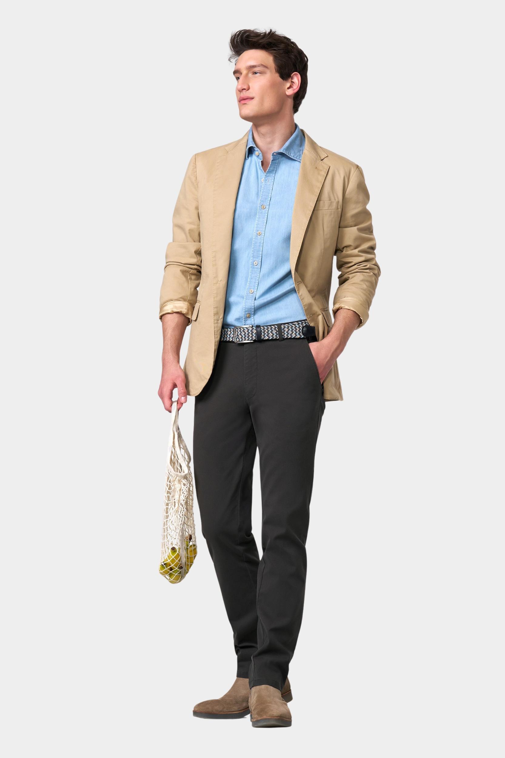 Meyer Chino Grijs Bonn 2-5655 1022565500/08